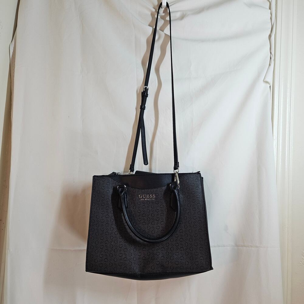 Guess Hensley Satchel Purse Crossbody and with Handle